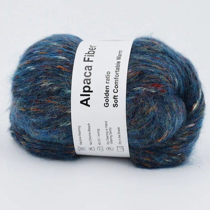 Fil épais tricoté en alpaga, 50g, aiguille colorée chaude, Crochet, écharpe tricotée à la main, fil de laine en coton Alize