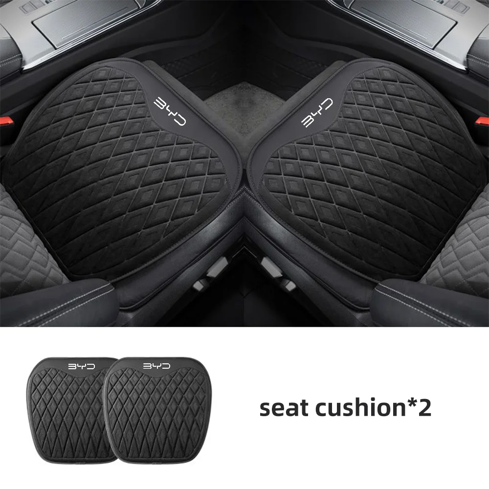 Housse de siège de voiture chaude en flanelle et peluche, pour BYD Seal U Atto3 Atto2 Dophn Seagull S6 S7 Tang X Dream, automne et hiver