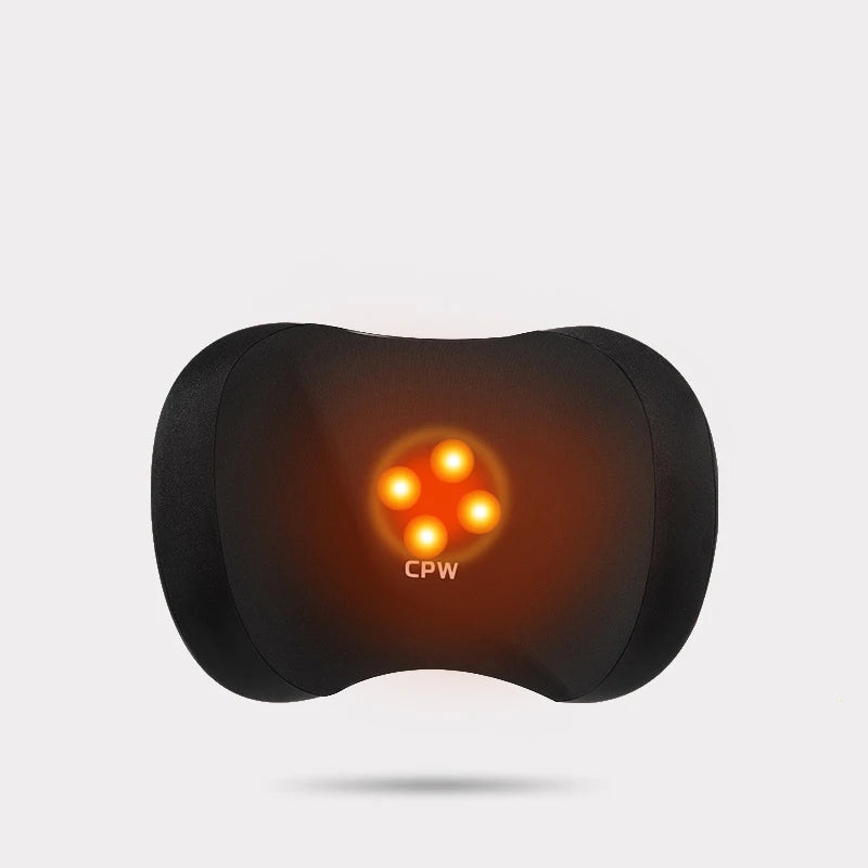 Coussin de dossier électrique pour siège de voiture, massage, sauna, soutien lombaire, vibration de la taille, oreiller cervical, accessoires intérieurs
