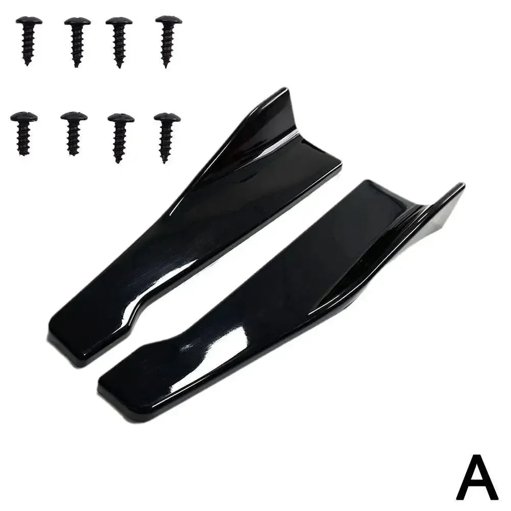 Bande universelle de pare-chocs avant et arrière de voiture, séparateur de diffuseur de becquet de lèvre, protection contre les rayures, longueur 48CM, Fgth pour Audi BMW HONDA Toyota