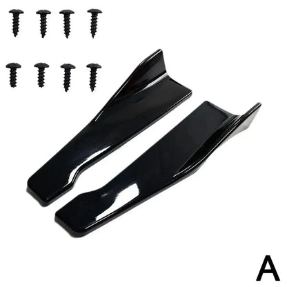 Bande universelle de pare-chocs avant et arrière de voiture, séparateur de diffuseur de becquet de lèvre, protection contre les rayures, longueur 48CM, Fgth pour Audi BMW HONDA Toyota