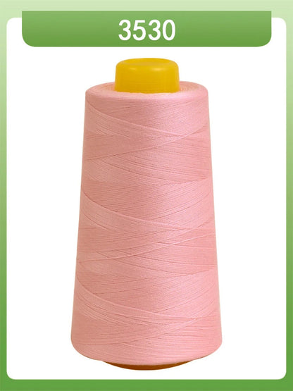 Fil à coudre ultra-fin 602-fil en polyester semblable à la soie à grande vitesse 60s/2 5000m, pour machine à broder et travaux d'aiguille délicats