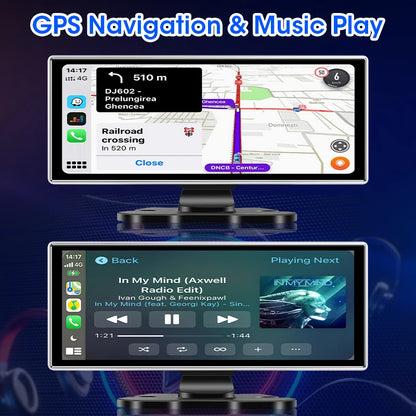 Systèmes intelligents de voiture de 11.26 pouces, lecteur vidéo multimédia, autoradio Portable, sans fil, CarPlay, Android, accessoires d'écran automatique