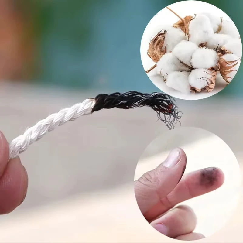 Macramé en ULde coton pour bricolage, artisanat, cintres de plantes, Noël et mariage, 1mm, 2mm, 3mm, 4mm, 5mm, 6mm, 109 verges, 218 verges