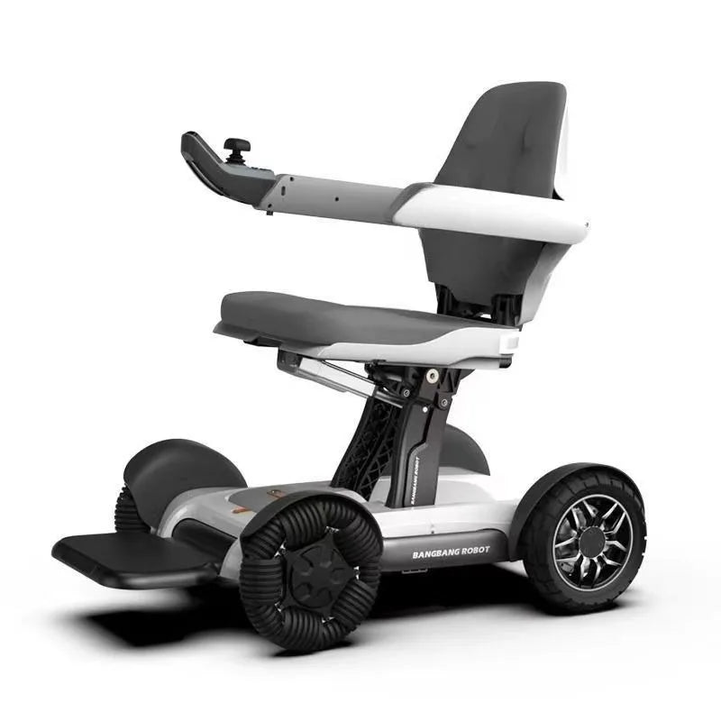 Fauteuil roulant électrique pliant automatique télécommandé, scooter électrique