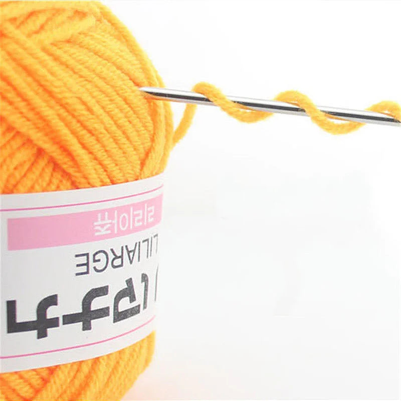 Fil de laine à tricoter en coton doux et doux pour bébé, fil de velours en fibres épaisses, fil de laine à tricoter à la main pour pull de bricolage