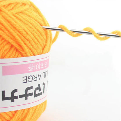 Fil de laine à tricoter en coton doux et doux pour bébé, fil de velours en fibres épaisses, fil de laine à tricoter à la main pour pull de bricolage