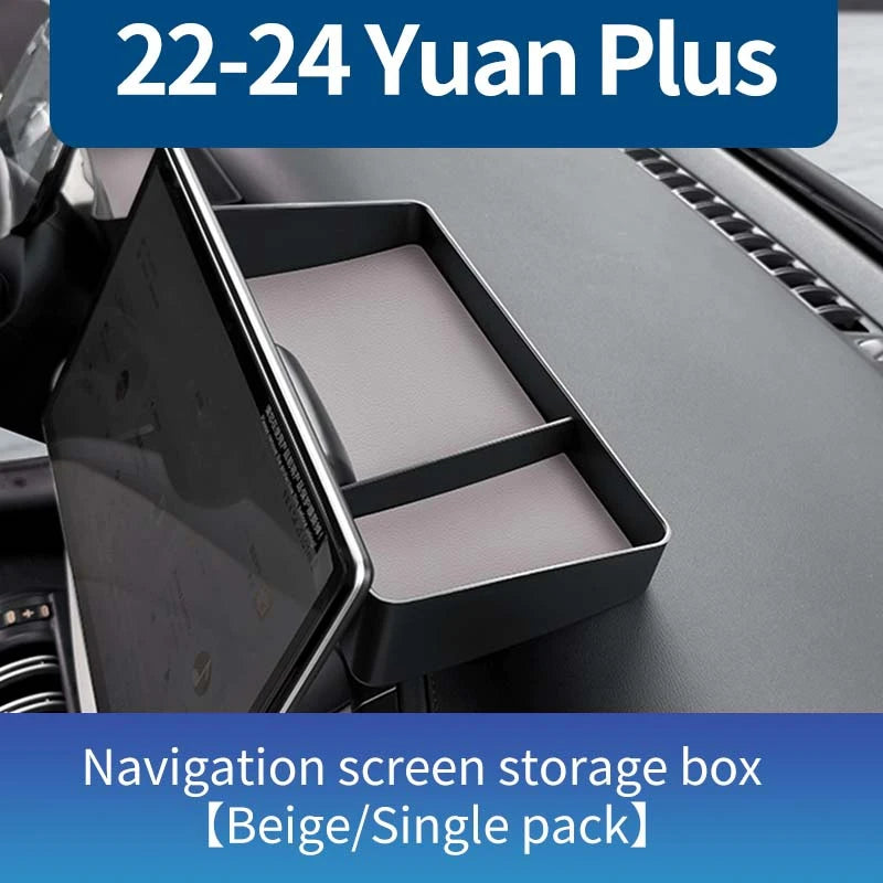 صندوق تخزين سفلي لوحدة التحكم المركزية للسيارة Byd Yuan Plus Atto 3 2022 – 2023، حقيبة تنظيم، ملحقات مقاومة للخدش والتآكل