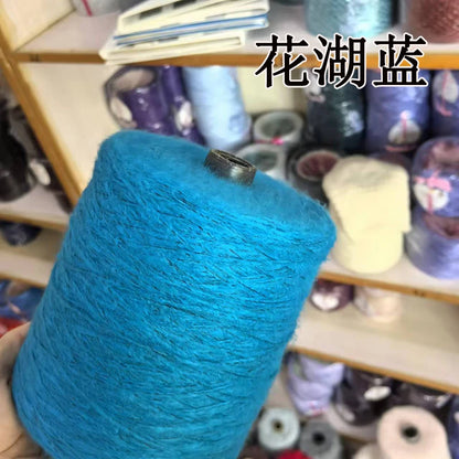 1 régiment de 500 grammes de laine Mohair ultra douce près du corps sans collant, foulards tricotés à la main, fil de pull