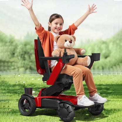 30km usine offre directement 2025 nouveau Design 250W moteur sans brosse fauteuil roulant pliant électrique avec roue omnidirectionnelle Mecanum