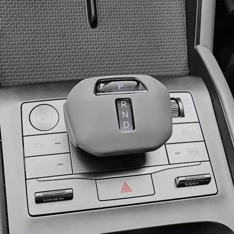 Couvercle d'engrenage de commande centrale pour BYD Qin L, poignée d'engrenage en Silicone, couvercle de boîte d'accoudoir, Anti-protection et produits spéciaux décoratifs