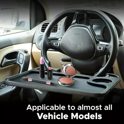 Plateau de volant 2 en 1 – Votre bureau de voiture pour les repas, le travail et la lecture. Ajustement durable et universel. Boutique maintenant!