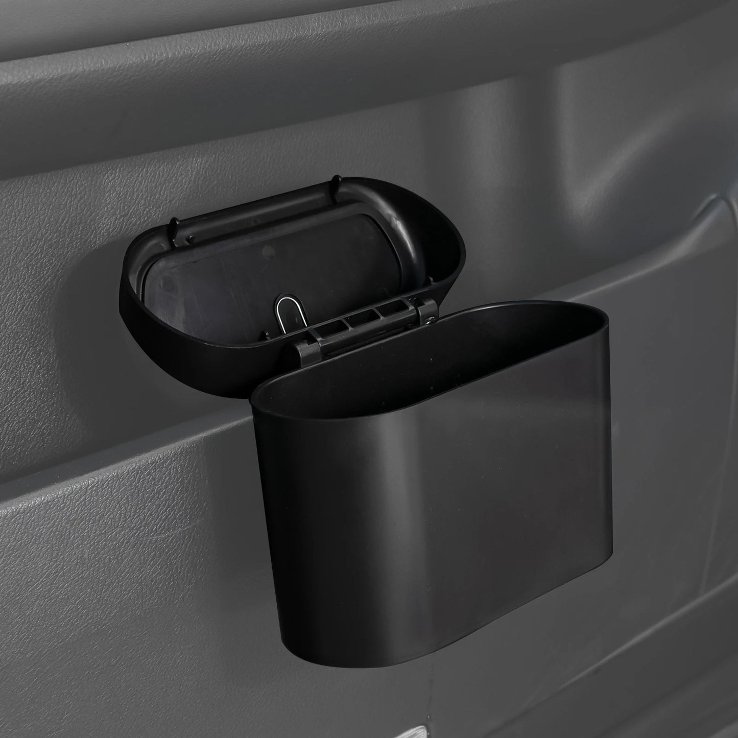 Mini poubelle de voiture avec couvercle, poubelle étanche, panier à ordures, boîte de rangement, accessoires intérieurs automatiques
