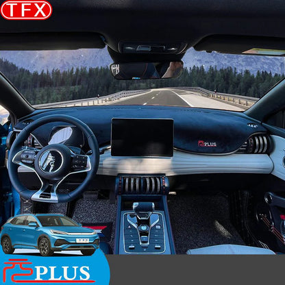 Glutnel Prada Board Cover Polymères pour BYD Atto 3 Yuan Plus 2022 2023, Prada virus Pad Dash Covers, Tapis, LHD, RHD Accessoires