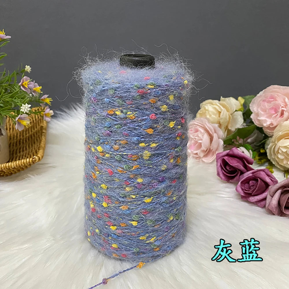 250G/groupe bonbons haricots Mohair doux moyen épais laine tricot écharpe pull automne et hiver à la main laine fil Crochet fil