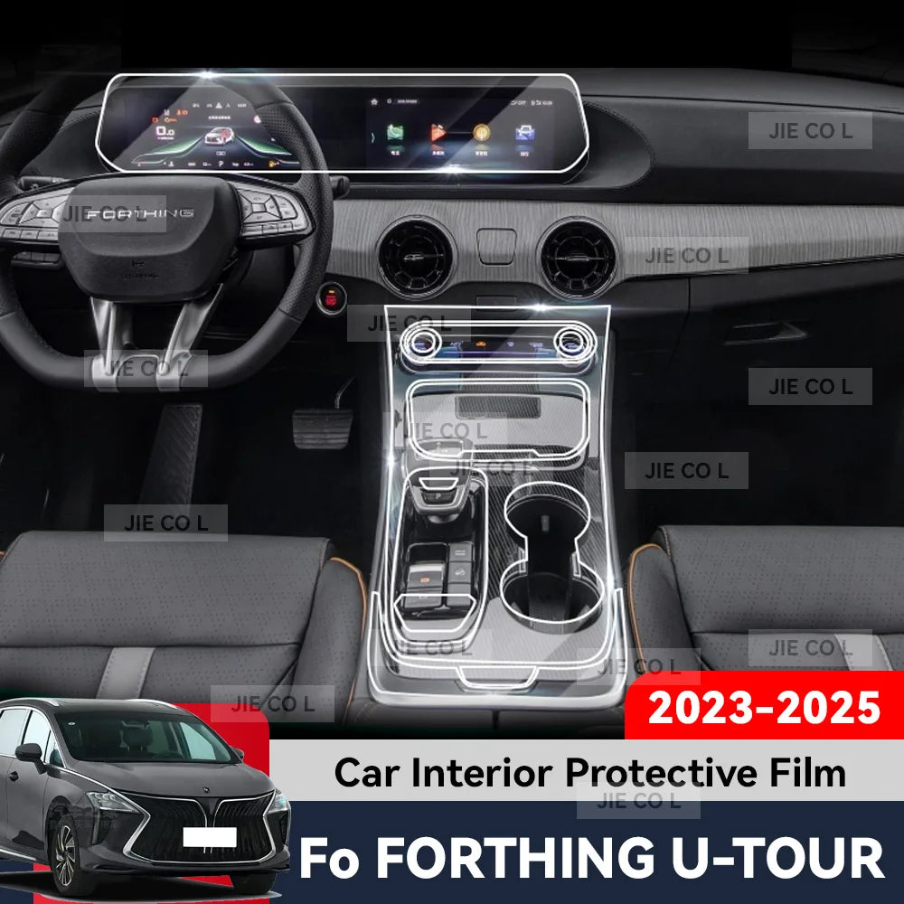 Film de Protection intérieur anti-rayures en TPU, contrôle Central automatique, Navigation pour Forthing U-TOUR 2023 – 2025, accessoires