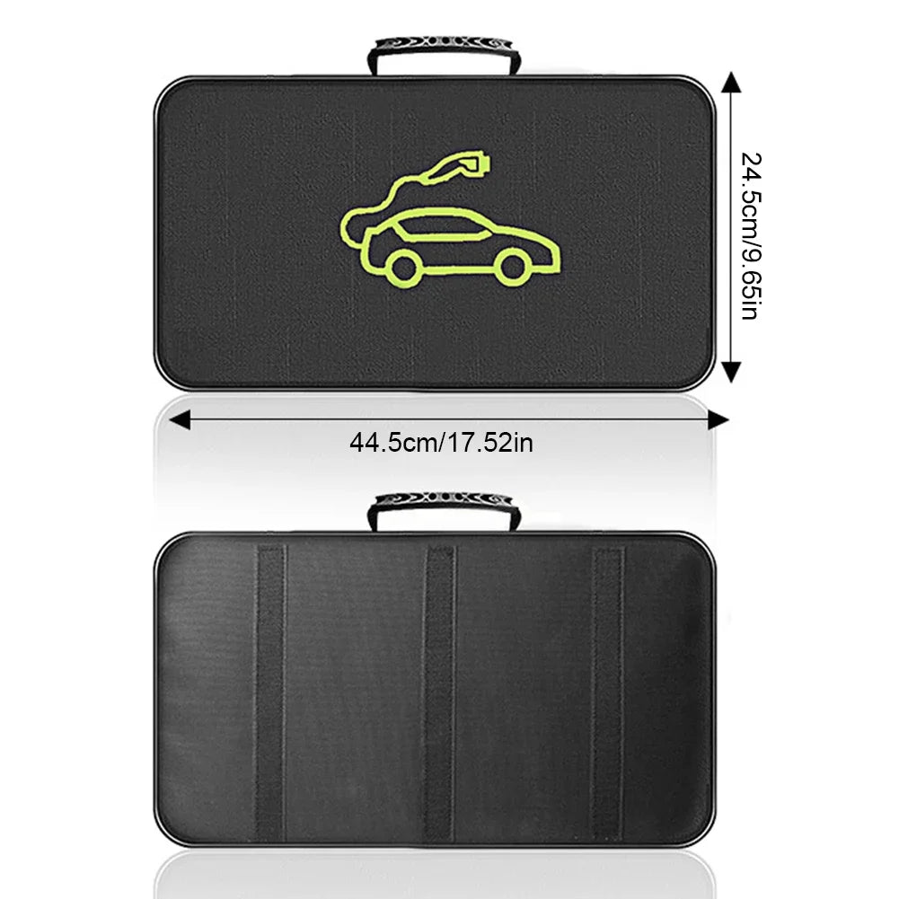 Bouchons de chargeur de voiture électrique, sac de transport de stockage, prises de câble de chargement de voiture EV, conteneur d'équipement ignifuge étanche
