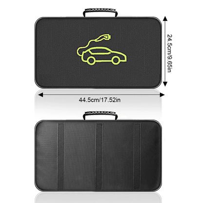 Bouchons de chargeur de voiture électrique, sac de transport de stockage, prises de câble de chargement de voiture EV, conteneur d'équipement ignifuge étanche