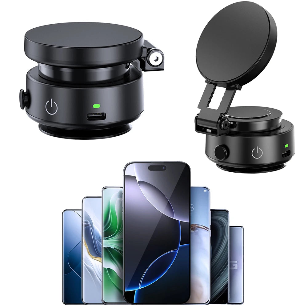 TCYATO Magsafe Support de téléphone magnétique pour voiture sous vide 360 °   Support magnétique Stable pour voiture intelligente et pliable, rotatif, pour iPhone