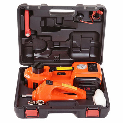 Cric hydraulique électrique 12V, clé électrique et pompe à air, jeu de cric pour voiture et SUV (5T) outils de réparation automobile