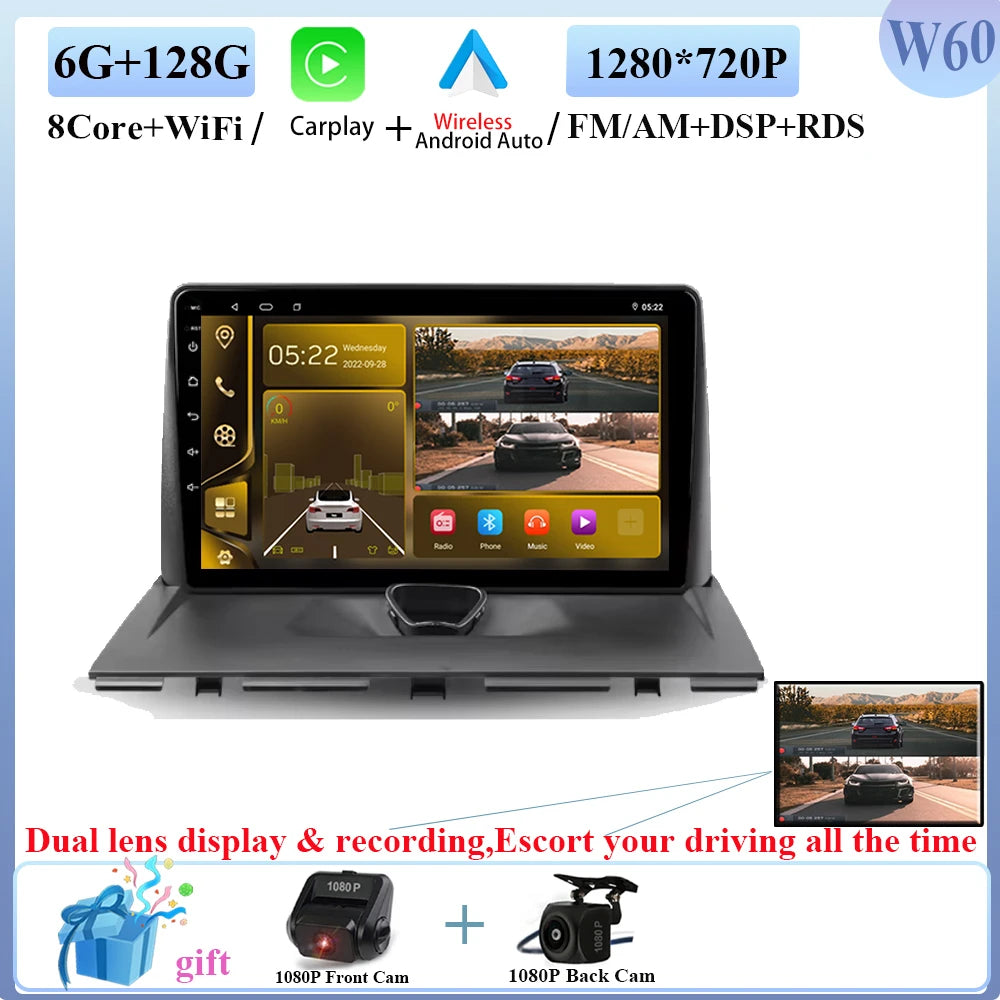 Pour Peugeot Expert 2 G9 2007 - 2017 autoradio lecteur vidéo multimédia GPS Navigation 5G wifi Android auto haute performance 2din