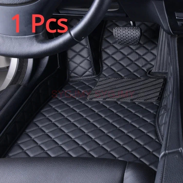 Tapis de Sol de Voiture 3D Personnalisé en Cuir Artificiel, Accessoires d'Nikpour BMW Série 5 E39 1995-2004 E60 F10 G30 2017-2022
