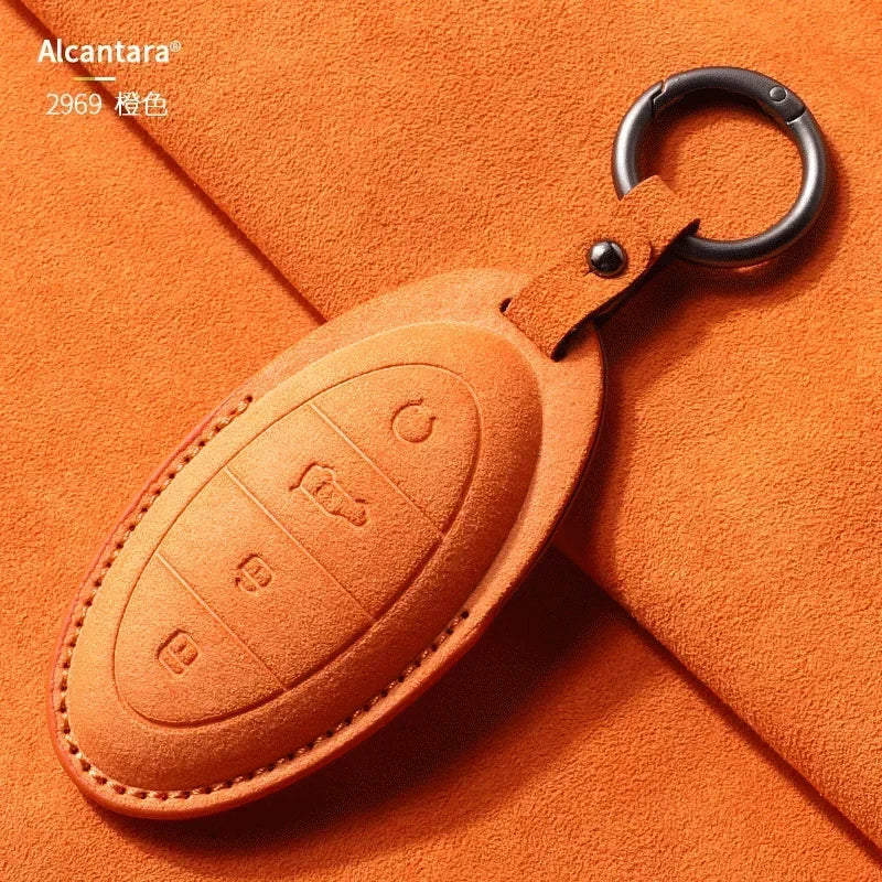 Nouveau pour regarder en U8 porte-clés U9 coque en daim importée BYD 2023 Deluxe coque complète