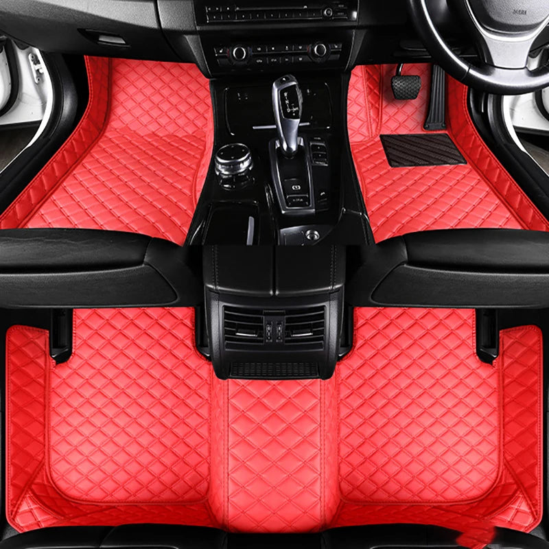 Ensemble complet de tapis de sol de voiture en cuir personnalisé, tapis de pied, accessoires automobiles, BMW F30 2013 2014 2015 2016 2017