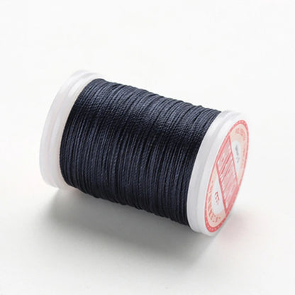 hilo elástico costura fil ciré accessoires cuir artisanat fil à coudre fil ciré rond cordon en Polyester cordon enduit de cire cordes