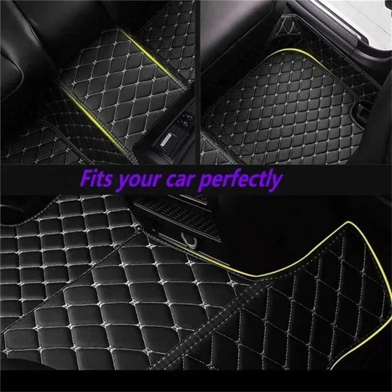 Tapis de sol de voiture en cuir pour BYD Yangwang U8 2023 2024 2025 2026, ensemble complet imperméable pour tous les temps