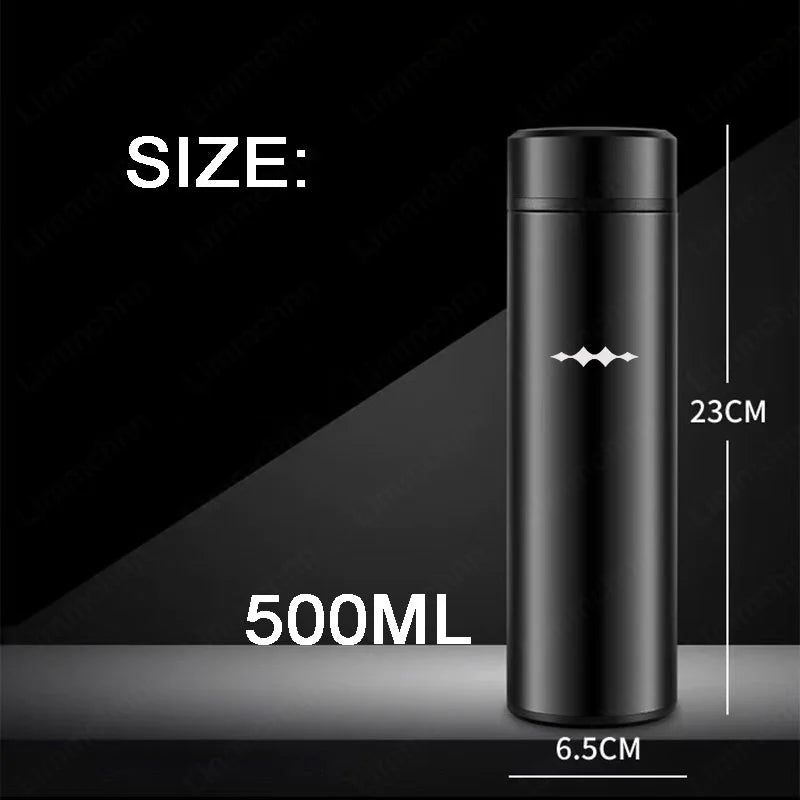 كوب حراري من الفولاذ المقاوم للصدأ 304 لـ BYD Formula Leopard SUPER 5 SUPER 8 SUPER 3 9، ملحقات سيارة، كوب ماء مفرغ بشاشة عرض ذكية