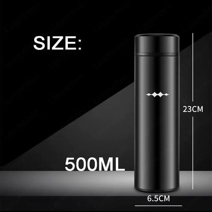 كوب حراري من الفولاذ المقاوم للصدأ 304 لـ BYD Formula Leopard SUPER 5 SUPER 8 SUPER 3 9، ملحقات سيارة، كوب ماء مفرغ بشاشة عرض ذكية
