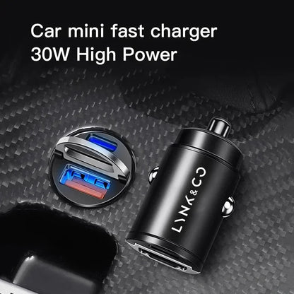 Allume-cigare de voiture, chargeur rapide, adaptateur USB PD type-c, prise de conversion pour LynkCo Lynk & Co Lynk Co 01 1 05 06 5 6 3 03, accessoires