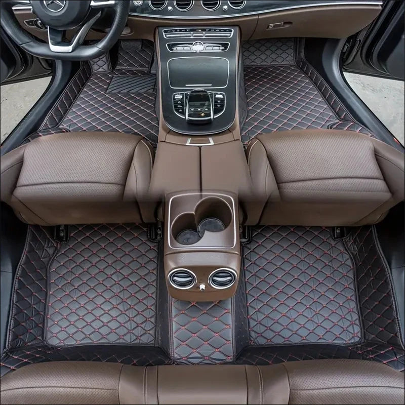 Tapis de sol de voiture de luxe en cuir PU, à la mode, pour Xpeng g9 2022 ~ 2022, imperméable, accessoires d'intérieur, 2025