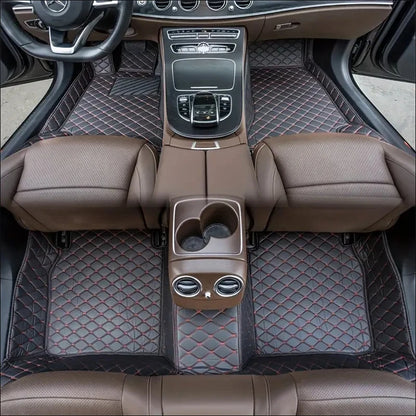 Tapis de sol de voiture de luxe en cuir PU, à la mode, pour Xpeng g9 2022 ~ 2022, imperméable, accessoires d'intérieur, 2025