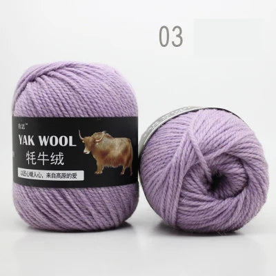 Fil épais de laine de cachemire Yak pour tricoter, écharpe de pull au Crochet, fil de laine mélangée mérinos tricoté de haute qualité