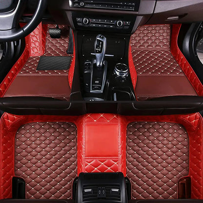 Tapis de sol de voiture personnalisés adaptés à la BMW X5 5 sièges véhicule électrique 2017-2019 tapis de pied en cuir automatique tapis