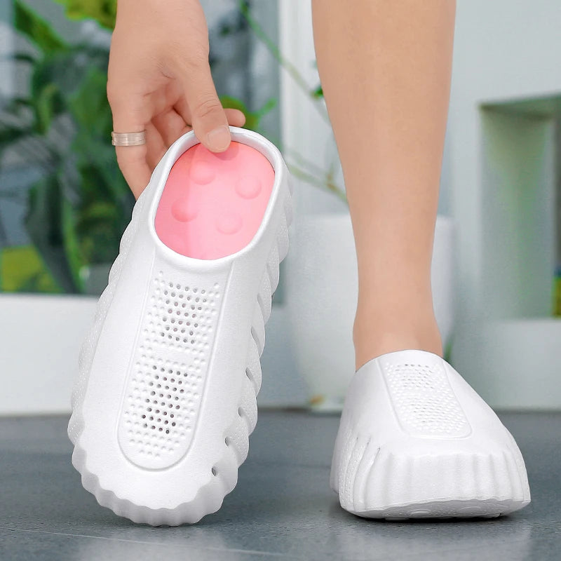Pantoufles d'été à la mode pour hommes, chaussures d'extérieur légères antidérapantes à tige basse, chaussures décontractées résistantes à l'eau pour hommes