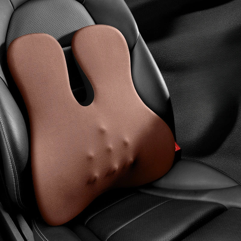Appuie-tête de voiture, support lombaire, coussin de siège de voiture, coussin lombaire, oreiller chauffant électrique pour voiture, oreiller de protection du cou