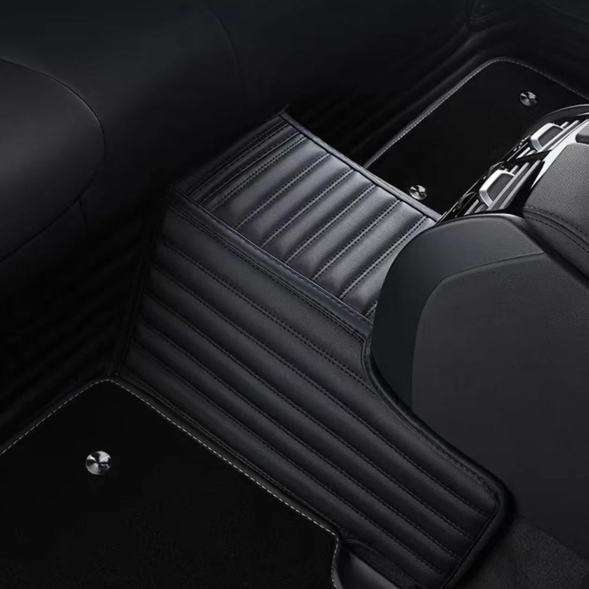 Pour VW Passat berline B5 B5.5 B6 B7 B8 B9 tapis Auto Double couche personnalisé tapis de sol de voiture Coche accessoires doublures de sol