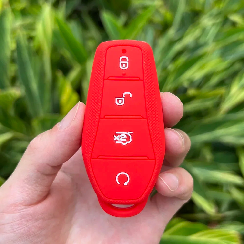 Étui de protection en Silicone pour clé de voiture, pour BYD Han Ev Tang Dm/Qin PLUS/Song Pro/MAX/Yuan Dolphin E2, accessoires de clé automobile