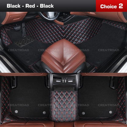 Tapis de sol de voiture Double couche, couverture de tapis automobile personnalisée, accessoires d'intérieur pour Xpeng G6/G9 2022 2023 2024 2025
