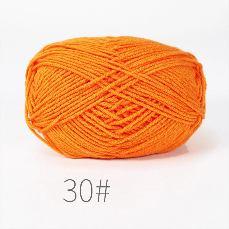 Nouveau 5 pièces couleurs mélangées fil lait coton fil combinaison Crochet tricot fil ensemble pour à la main bricolage artisanat pull écharpe tricot