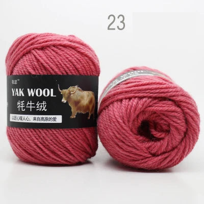 Fil épais de laine de cachemire Yak pour tricoter, écharpe de pull au Crochet, fil de laine mélangée mérinos tricoté de haute qualité