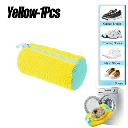 1/4 pièces chaussures de lavage sac protecteur fibres moelleuses Polyester chaussures de lavage Machine amicale sac à linge sacs de séchage