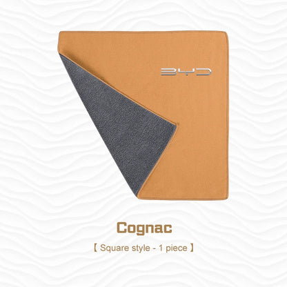 Serviette de lavage de voiture en microfibre et daim, chiffon propre pour BYD Tang F3 E6 Atto Yuan Plus Song Max G3, brosse de nettoyage intérieur, accessoires d'outils