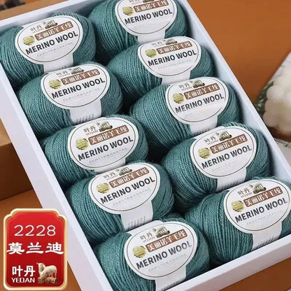 Fil de laine doux à 3 plis, 500 g/ensemble, pour crochets, chapeau d'hiver, pull, écharpe, châle, manteau, Cardigan, bricolage, confortable, chaud et moelleux, fil rouge pour bébé