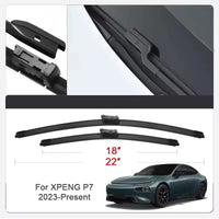 Balais d'essuie-glace de voiture, 2 pièces, pour XPENG P7,G3,G6,G9,X9,MONA, pare-brise avant, Double caoutchouc, accessoires de voiture ﻿