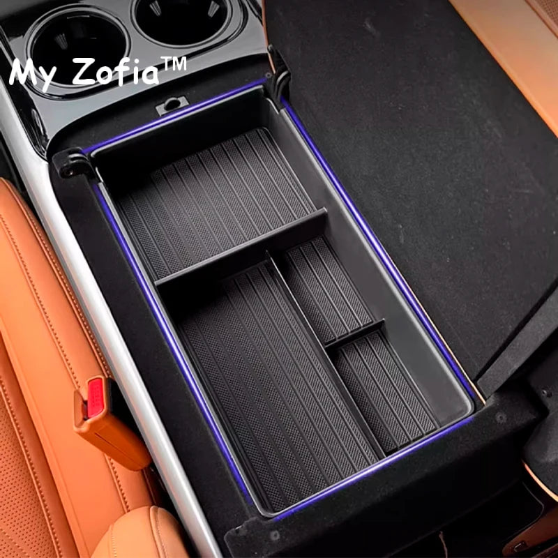Boîte de rangement d'accoudoir de voiture pour Xpeng XiaoPeng G9, console centrale, évalué, conteneur, ABS, accessoires de coussin, 2023, 2024, 2025
