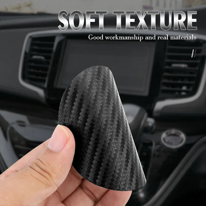 Dessous de verre en cuir de carbone pour voiture, 2 pièces, tasse d'eau, coussinet antidérapant pour BYD Atto 3 Yuan Plus Han Tang EV F3 E6 Dmi Song F0 Qin Pro G3 I3 Ea1
